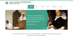 Desktop Screenshot of lascasasinstitute.org